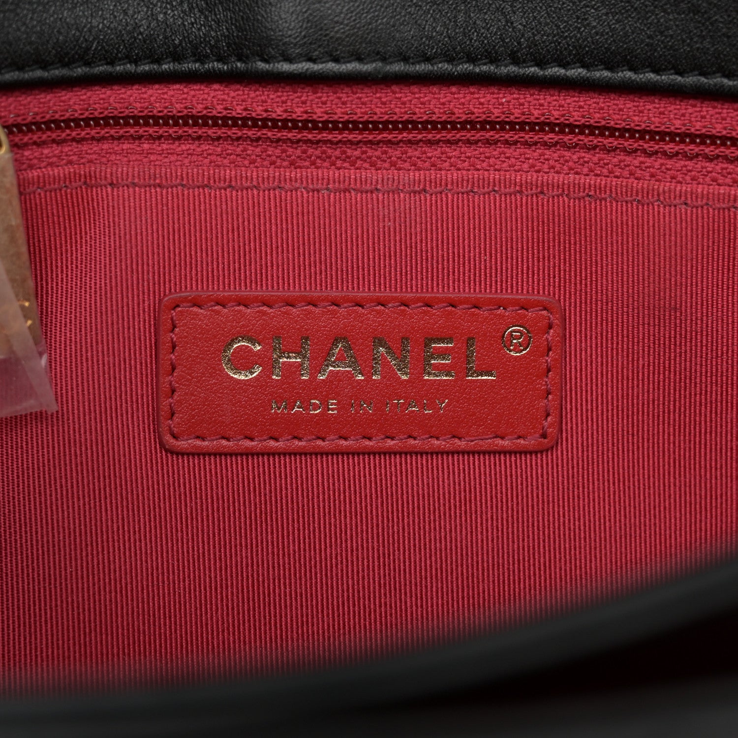 Chanel Calfskin Quilted Enchained Clutch Black 6 of 12