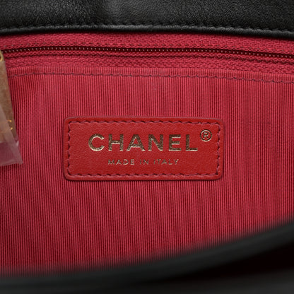 Chanel Calfskin Quilted Enchained Clutch Black 6 of 12