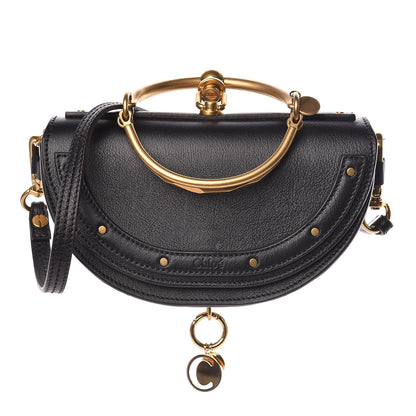 Chloe Calfskin Small Nile Bracelet Minaudiere Bag Black 1 of 6