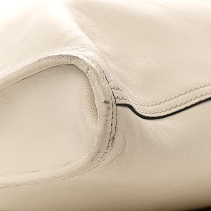 Gucci Suede Calfskin Large Rajah Chain Tote White 10 of 13