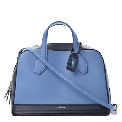 Louis Vuitton Box Calfskin Dora MM Tote Bleuet 1 of 14