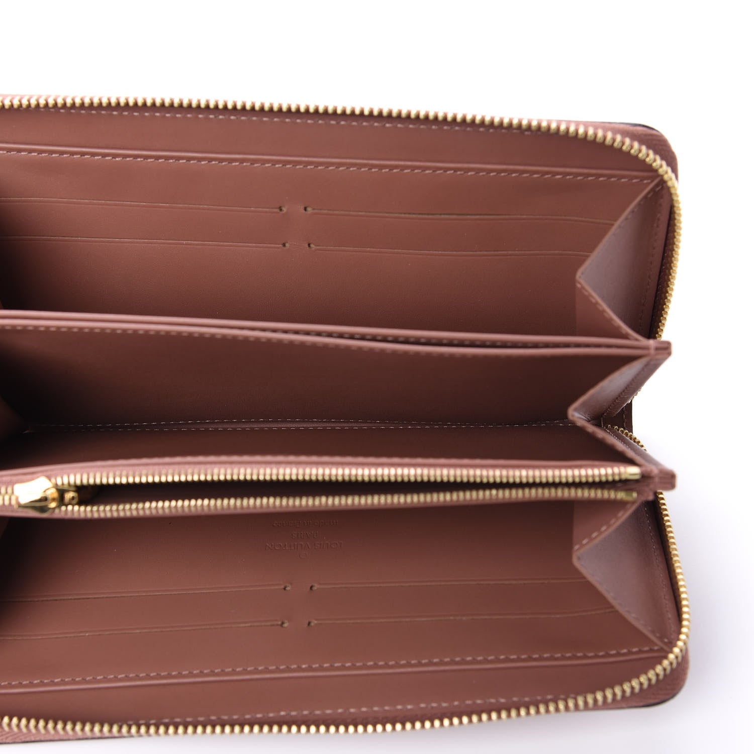 Louis Vuitton Vernis Zippy Wallet Rose Velours 5 of 10