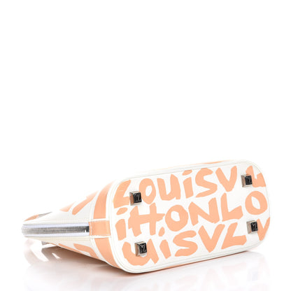 Louis Vuitton Graffiti Alma MM Peach 4 of 7