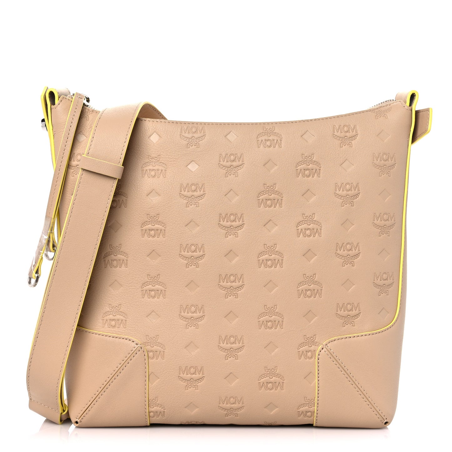 Calfskin Ottomar Monogram Medium Klara Hobo Beige