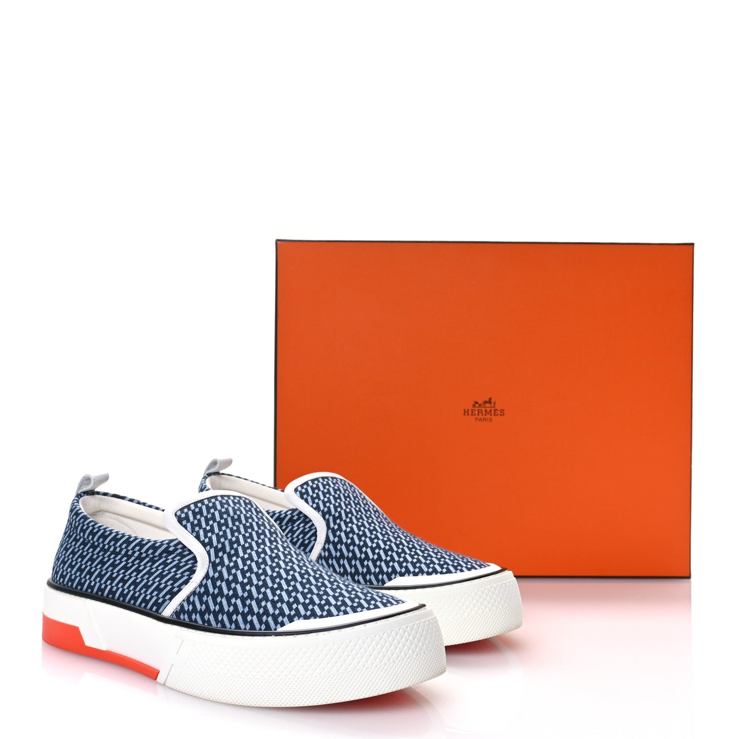 Denim H En Bais Mens Gliss Sneakers 42.5 Bleu Clair