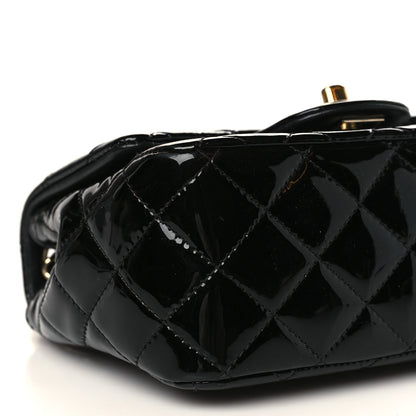 Chanel Patent Calfskin Quilted Mini Square Flap Black 8 of 8