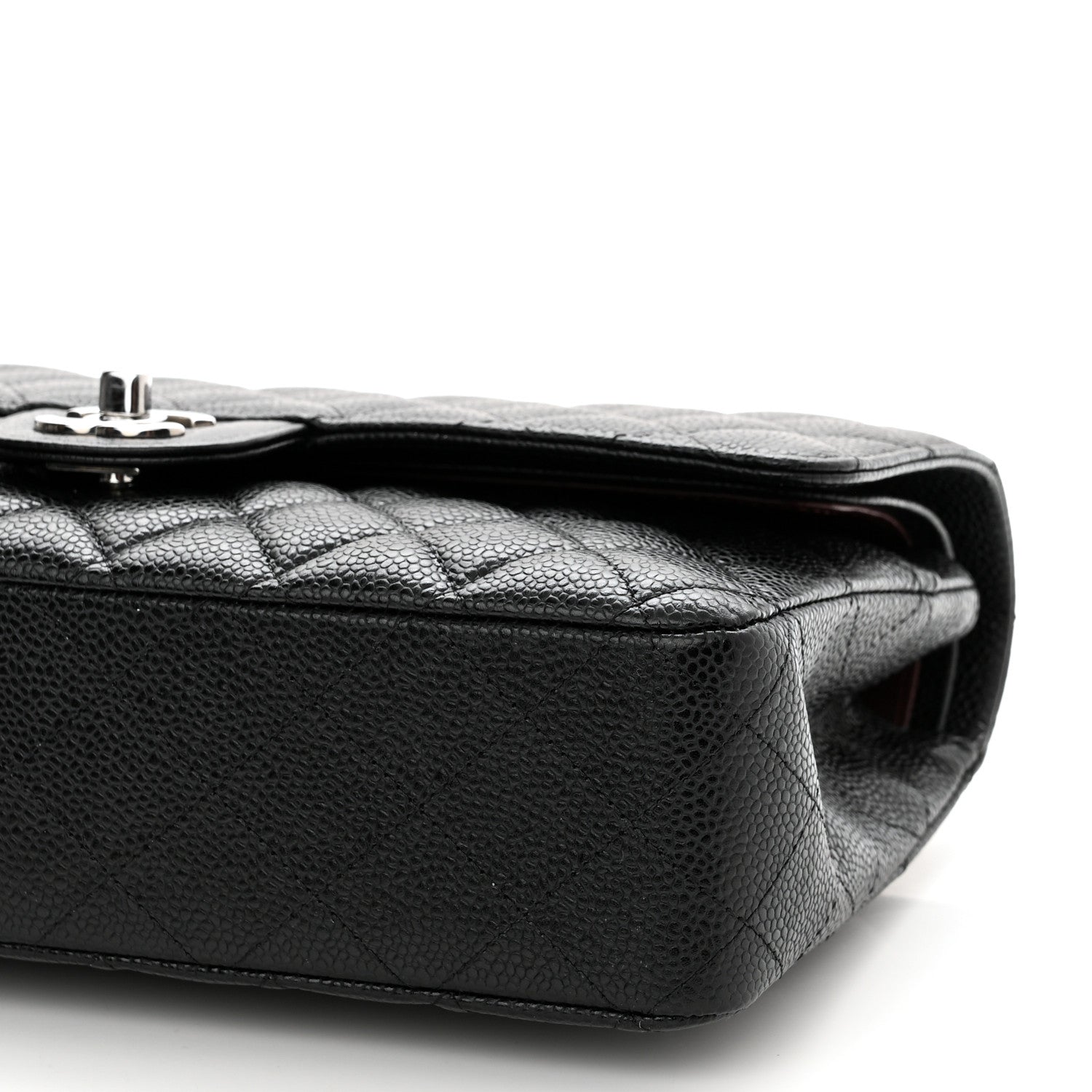 Chanel Caviar Quilted Medium Double Flap Black 9 of 9