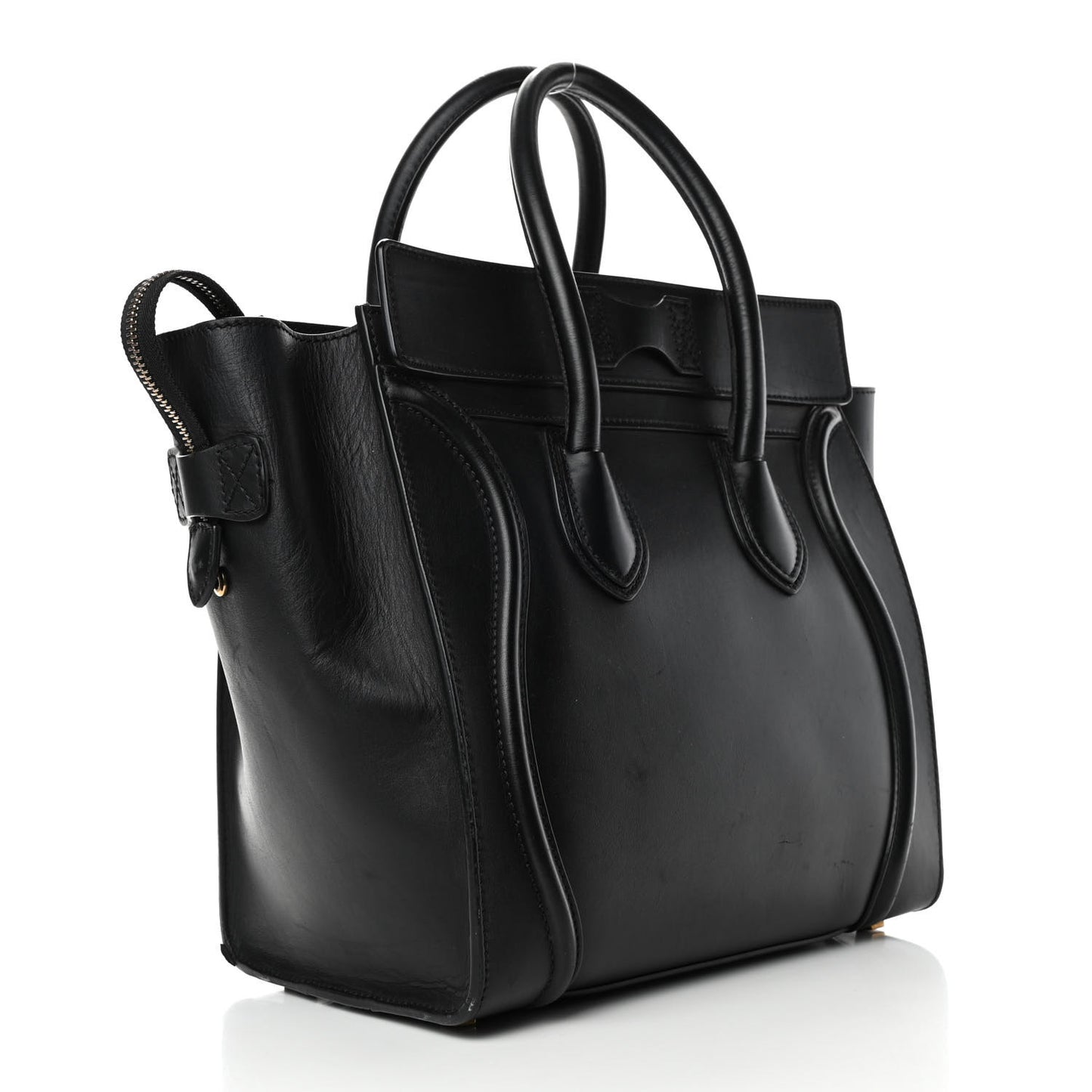 Smooth Calfskin Mini Luggage Black