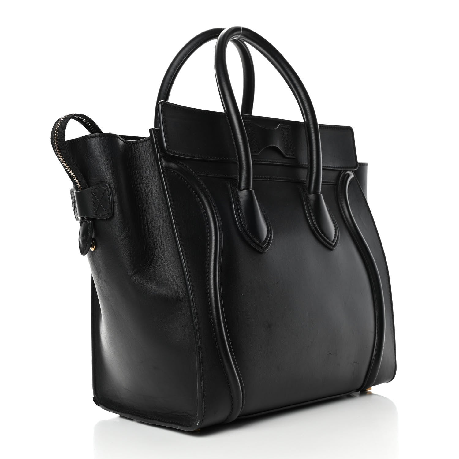 Celine Smooth Calfskin Mini Luggage Black 2 of 4