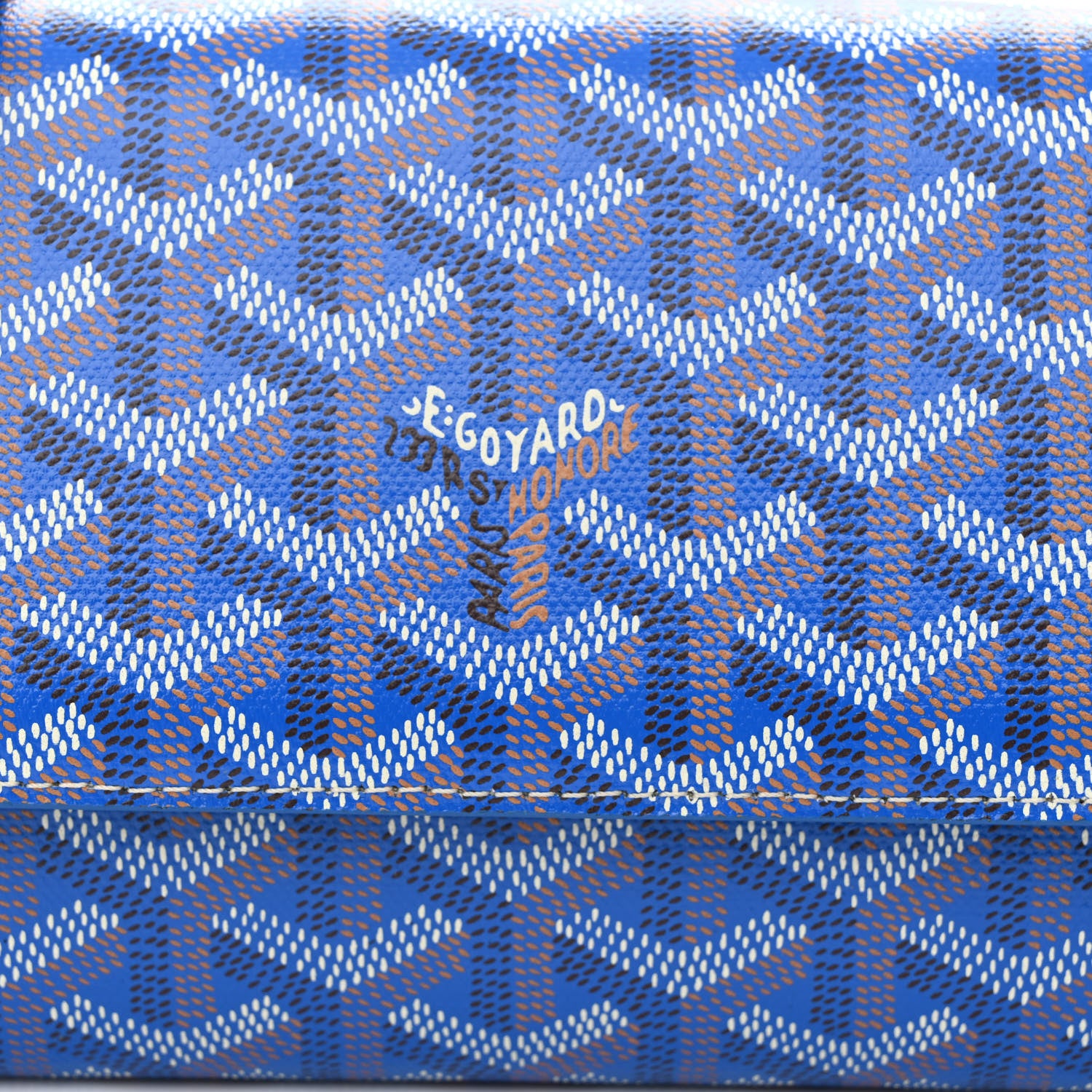 Goyard Goyardine Varenne Continental Wallet Sky Blue 8 of 10