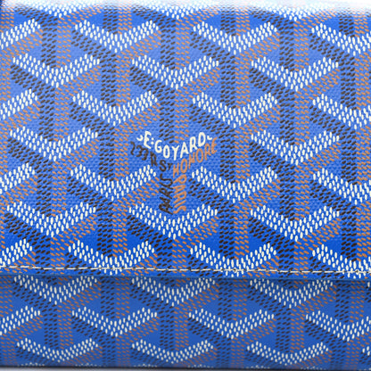 Goyard Goyardine Varenne Continental Wallet Sky Blue 8 of 10