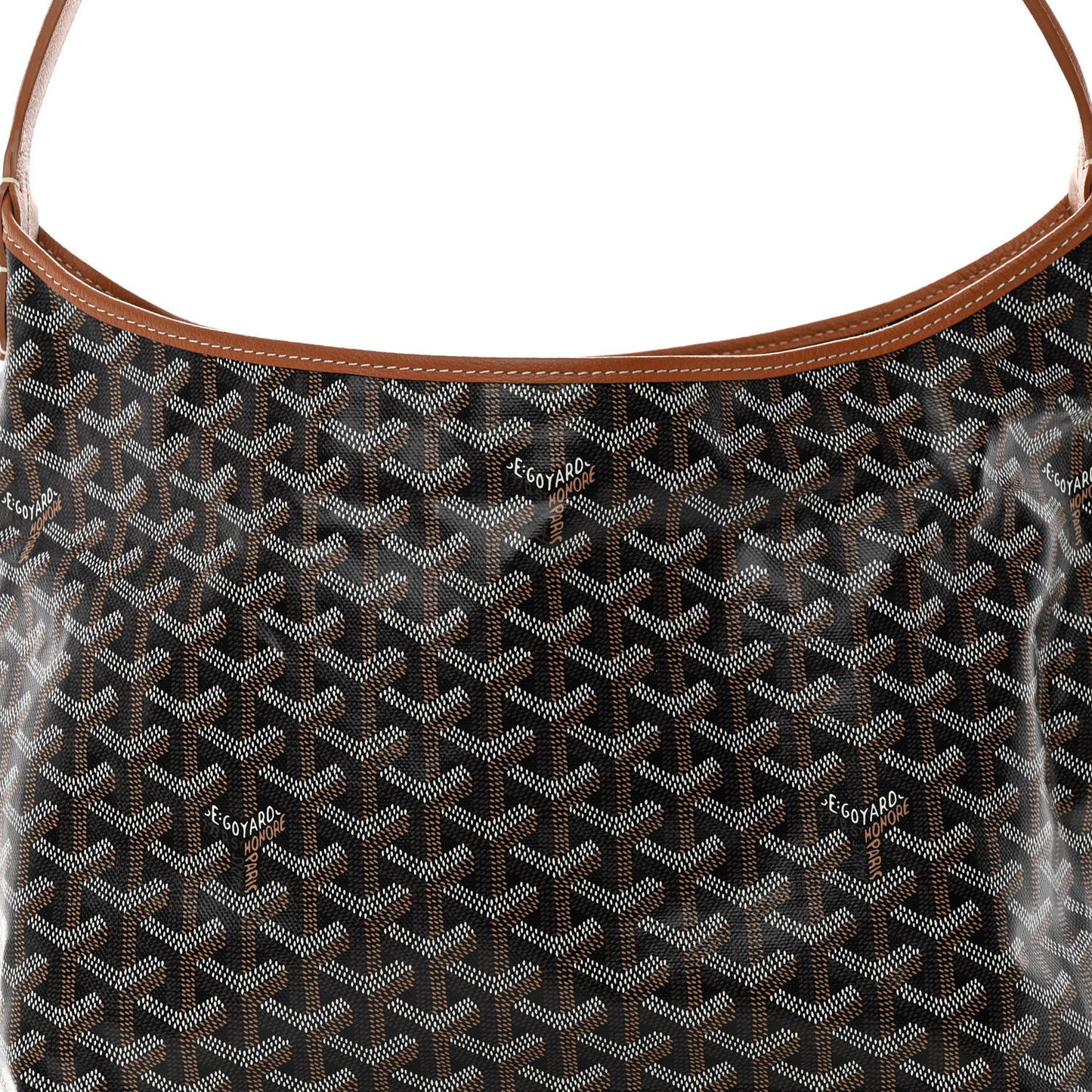 Goyardine Boheme Hobo Black Gold