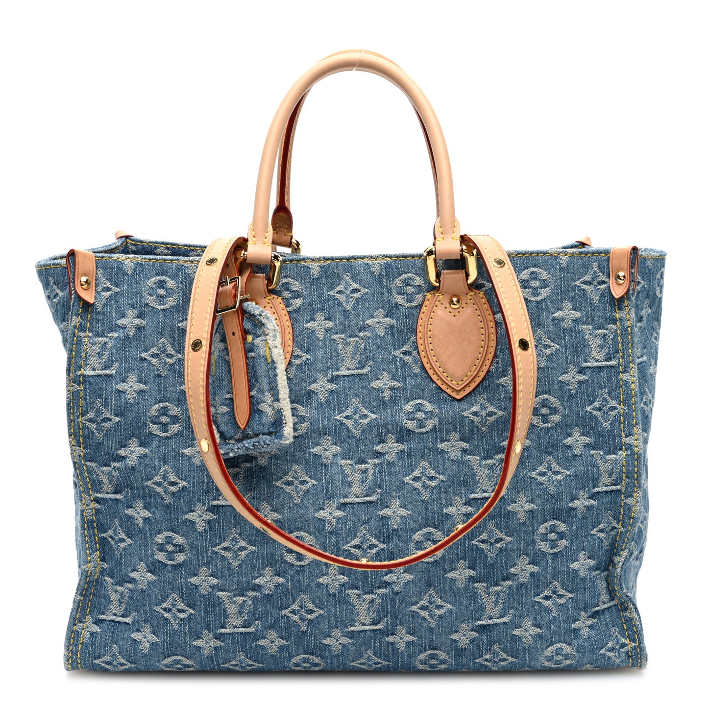 Monogram Denim Onthego MM Blue