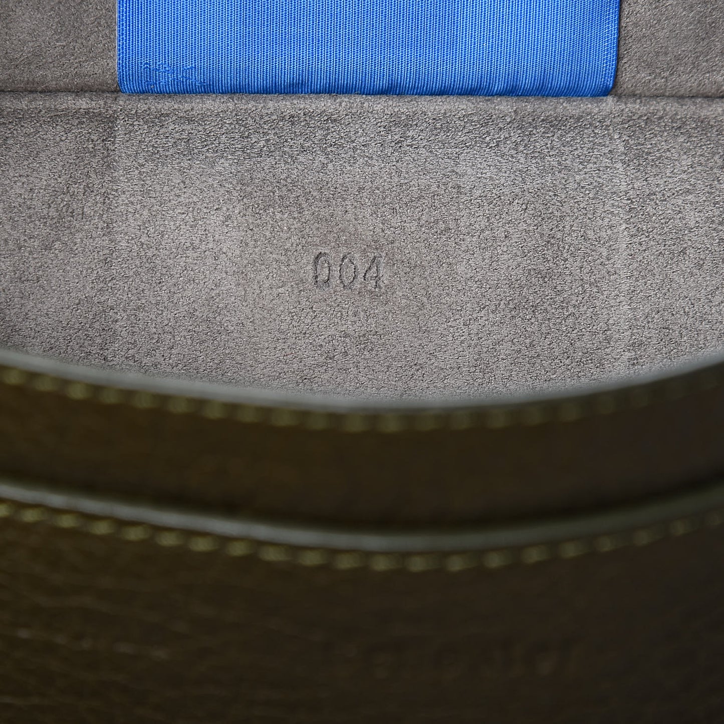 Pebbled Calfskin Double Sided PS Courier Bag Dark Moss