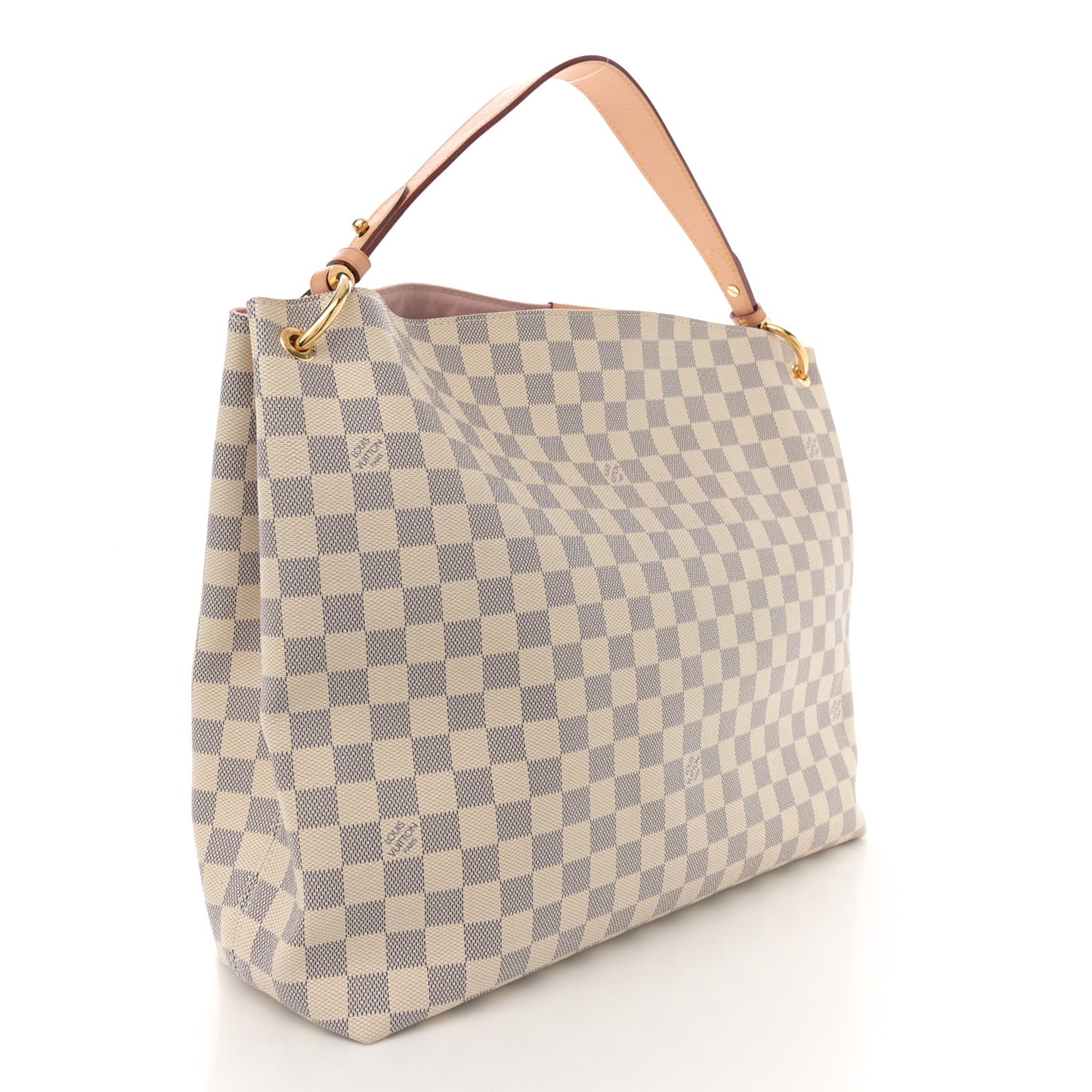 Damier Azur Graceful MM Rose Ballerine
