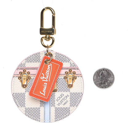 Louis Vuitton Damier Azur Summer Trunks Bag Charm Key Holder 8 of 12