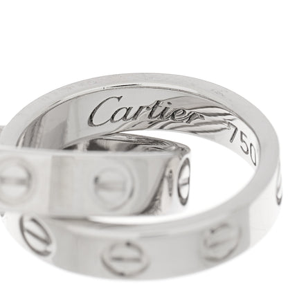Cartier 18K White Gold Interlocking LOVE Bracelet 3 of 3