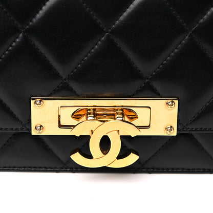Chanel Lambskin Quilted Golden Class Wallet on Chain WOC Black 13 of 14