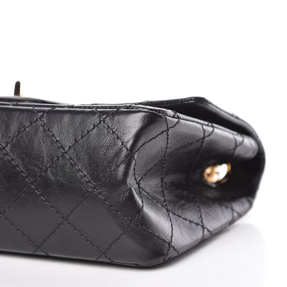 Chanel Aged Calfskin Quilted 2.55 Reissue Mini Flap Black 6 of 10