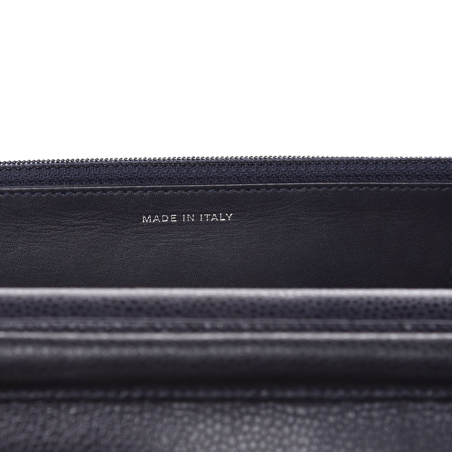 Chanel Caviar Quilted Wallet On Chain WOC Navy Blue 7 of 17