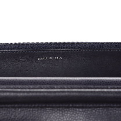 Chanel Caviar Quilted Wallet On Chain WOC Navy Blue 7 of 17