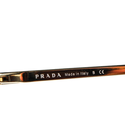Prada Acetate Metal Cinema Sunglasses SPR 12Q Black 7 of 7