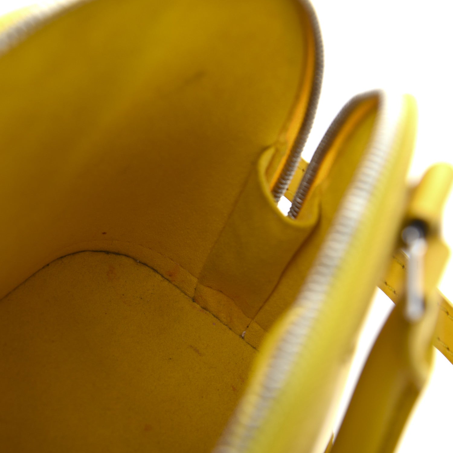Louis Vuitton Epi Alma BB Citron 13 of 35