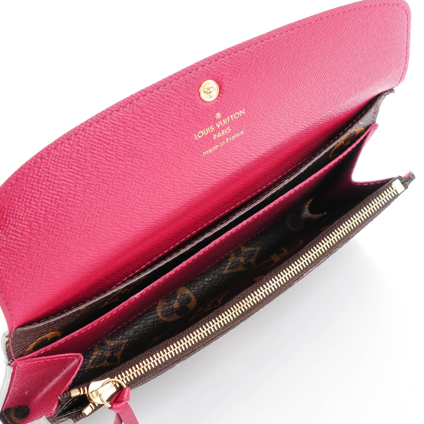 Monogram Emilie Wallet Fuchsia