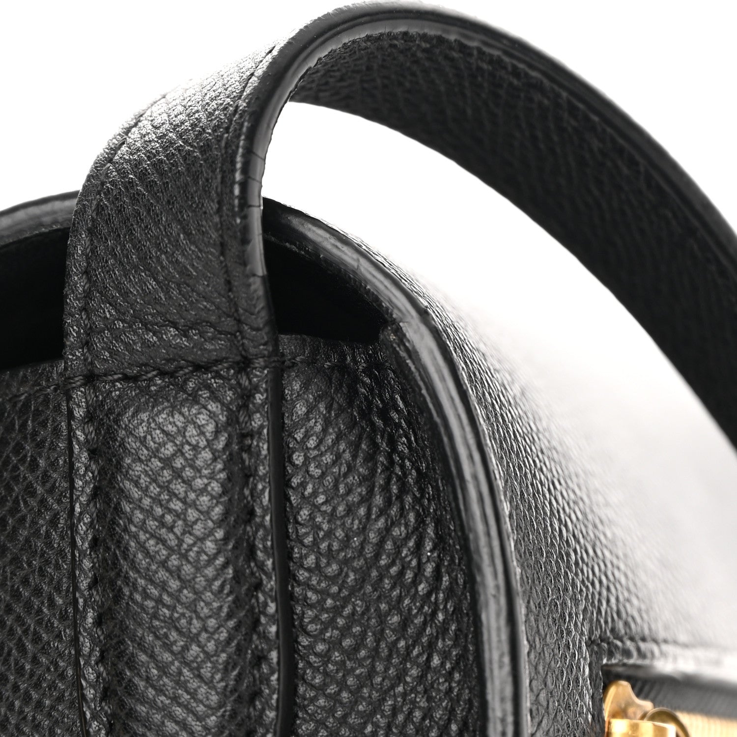 Celine Grained Calfskin Medium Trotteur Black 15 of 15