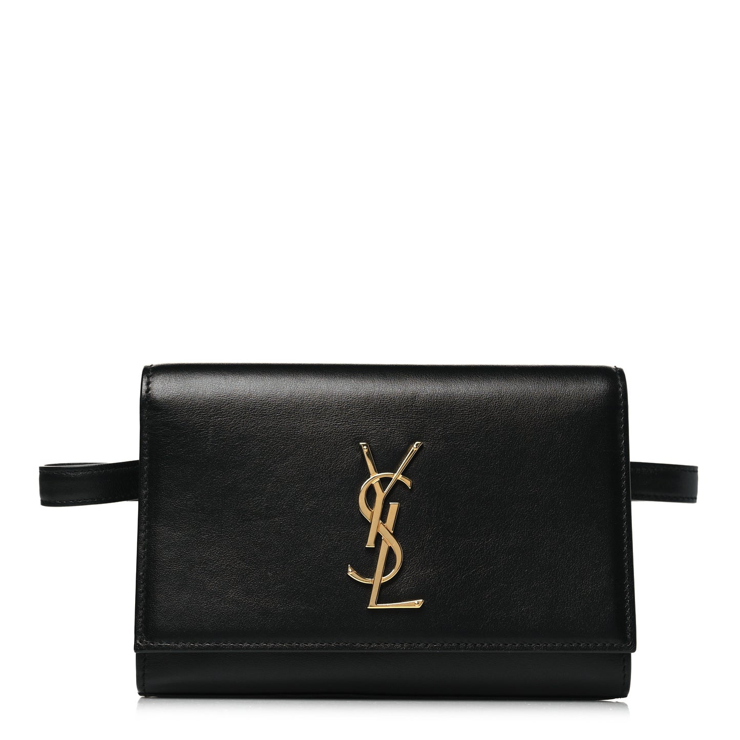 Smooth Calfskin Monogram Kate Belt Bag Black
