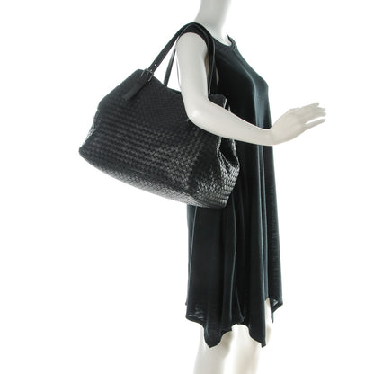 Bottega Veneta Nappa Intrecciato Large Seamless Tote Nero Black 2 of 10