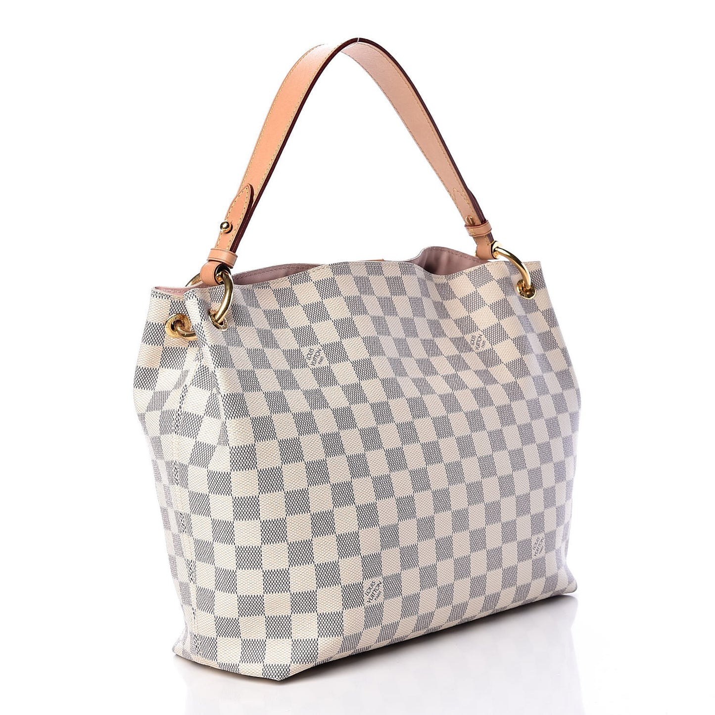 Damier Azur Graceful PM Rose Ballerine