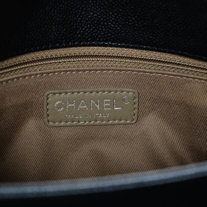 Chanel Caviar Quilted Medium Simply CC Flap Black 6 of 7