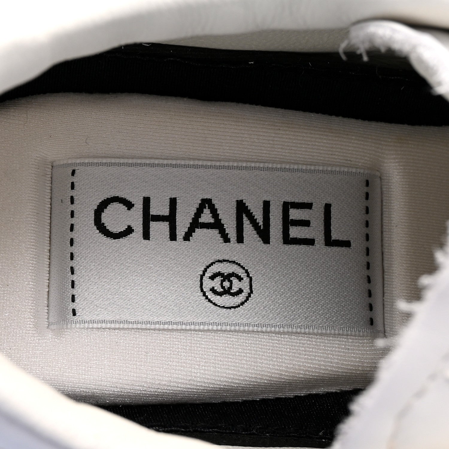 Chanel Calfskin CC Womens Sneakers 36 White 8 of 10