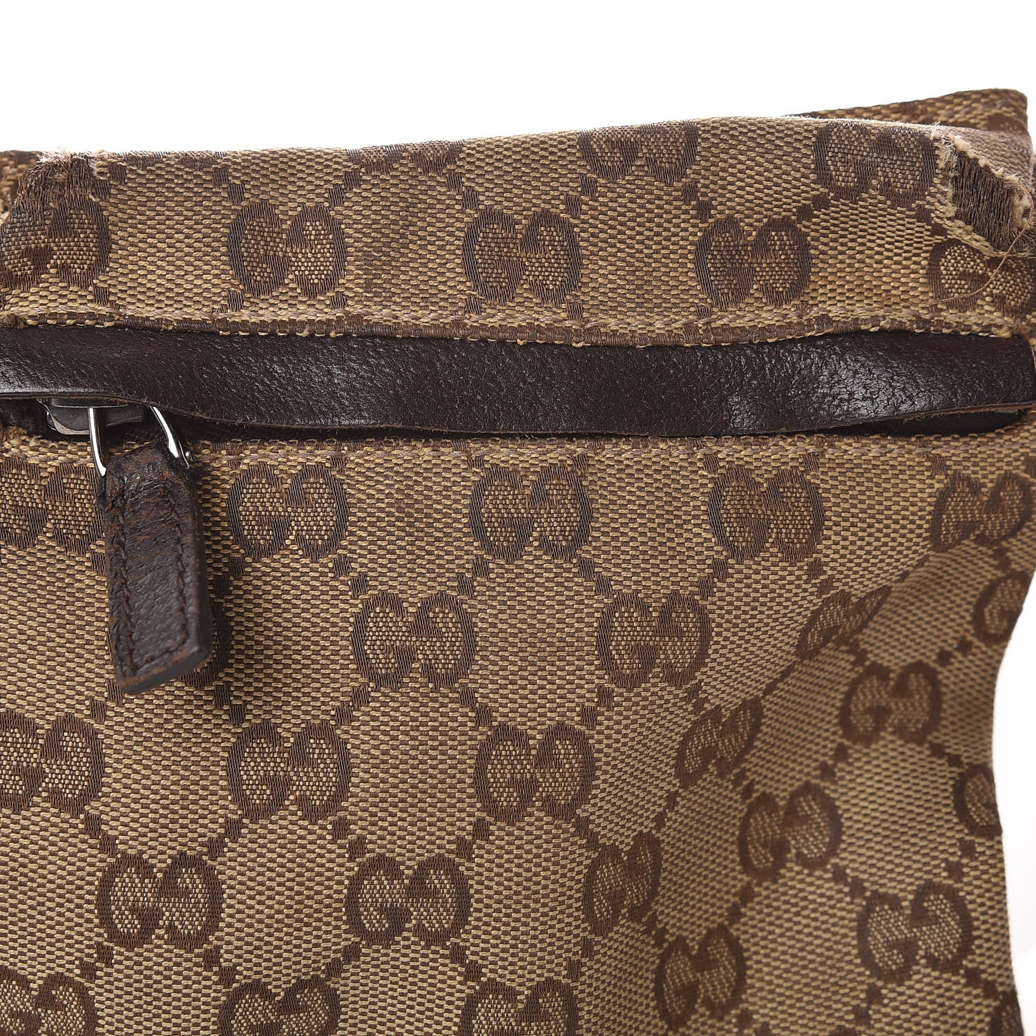 Gucci Monogram Web Belt Bag Dark Brown 13 of 18
