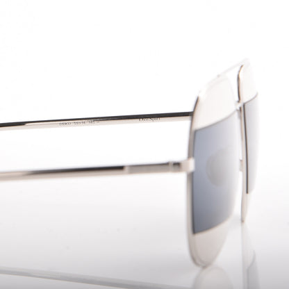 Christian Dior Split 1 Aviator Sunglasses Silver 6 of 7