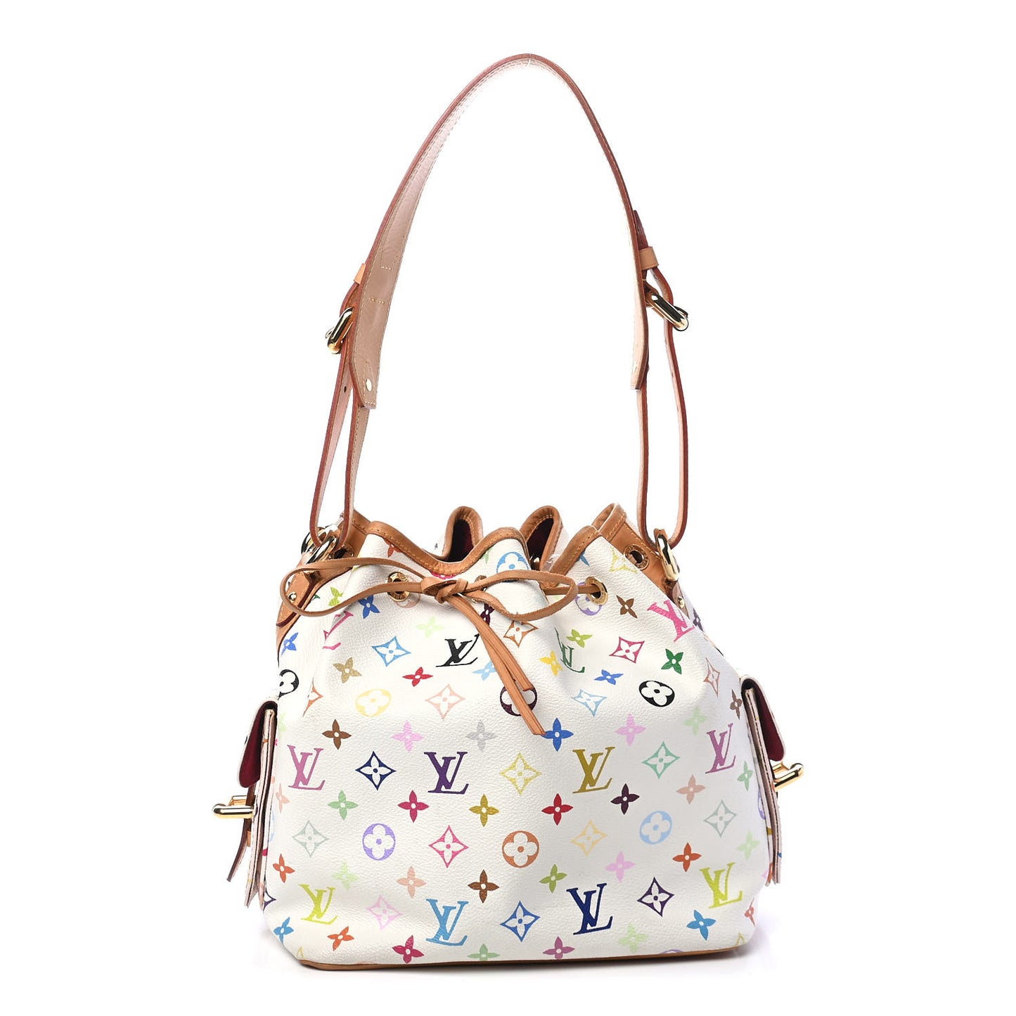 Monogram Multicolor Petit Noe White