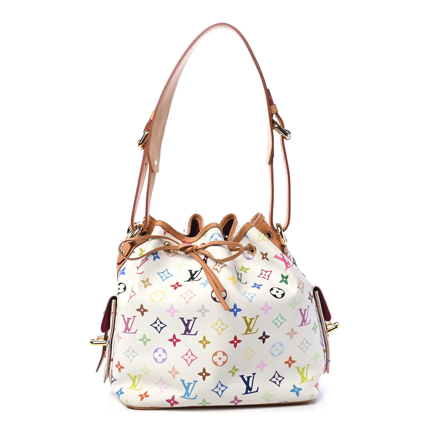 Louis Vuitton Monogram Multicolor Petit Noe White 1 of 8