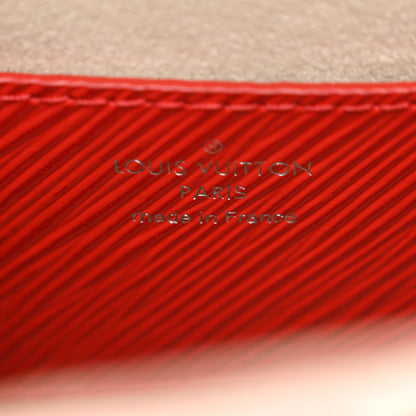 Louis Vuitton Epi Savane Twist Shoulder Bag MM Red 6 of 9