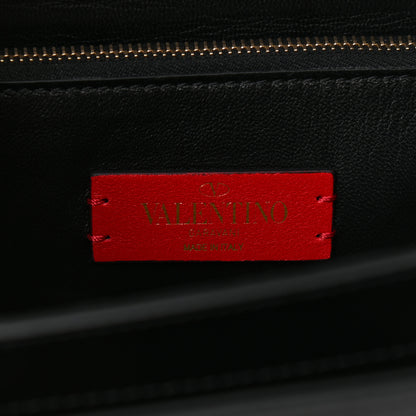 Valentino Garavani Vitello Rockstud Top Handle Shoulder Bag Black 6 of 10