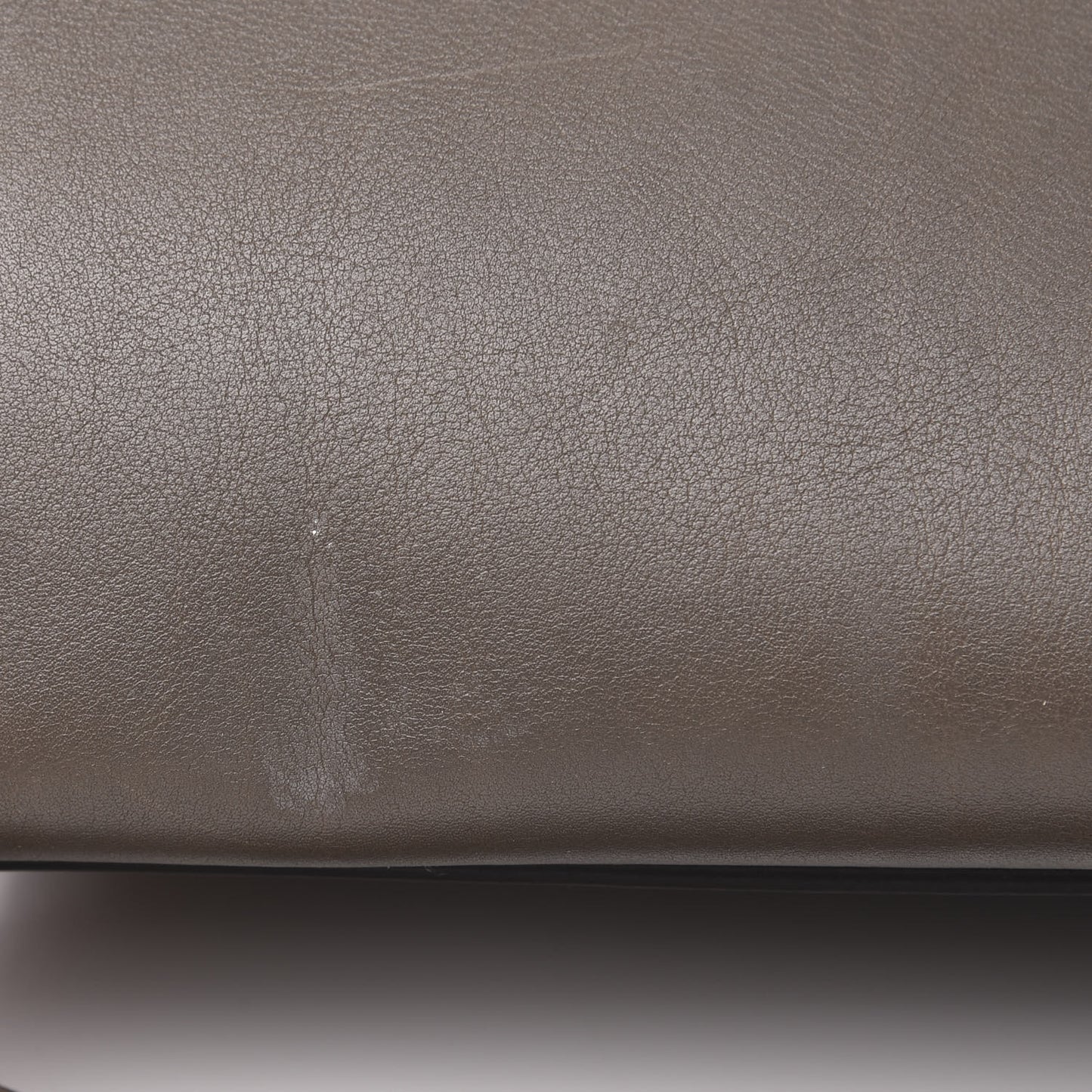 Drummed Calfskin Suede Medium Trapeze