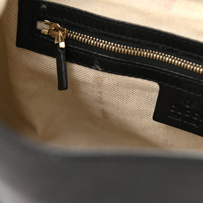 Gucci Calfskin Medium New Jackie Shoulder Bag Black 13 of 15
