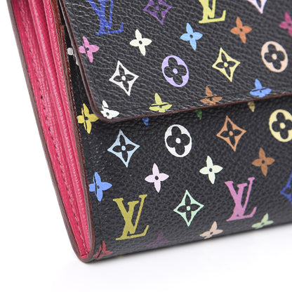 Louis Vuitton Monogram Multicolor Sarah Wallet Black Grenade 9 of 11