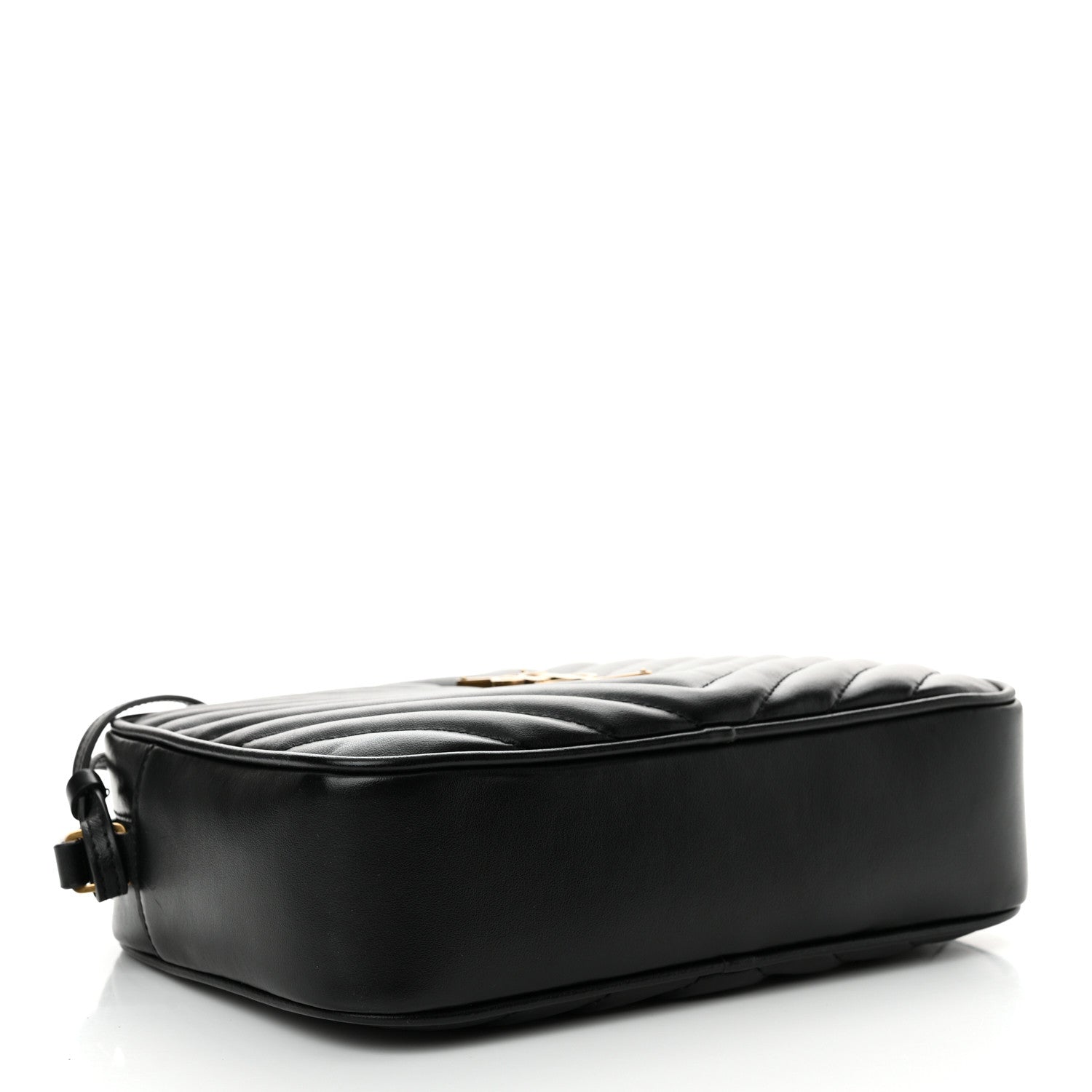 Saint Laurent Calfskin Matelasse Monogram Lou Camera Bag Black 4 of 10