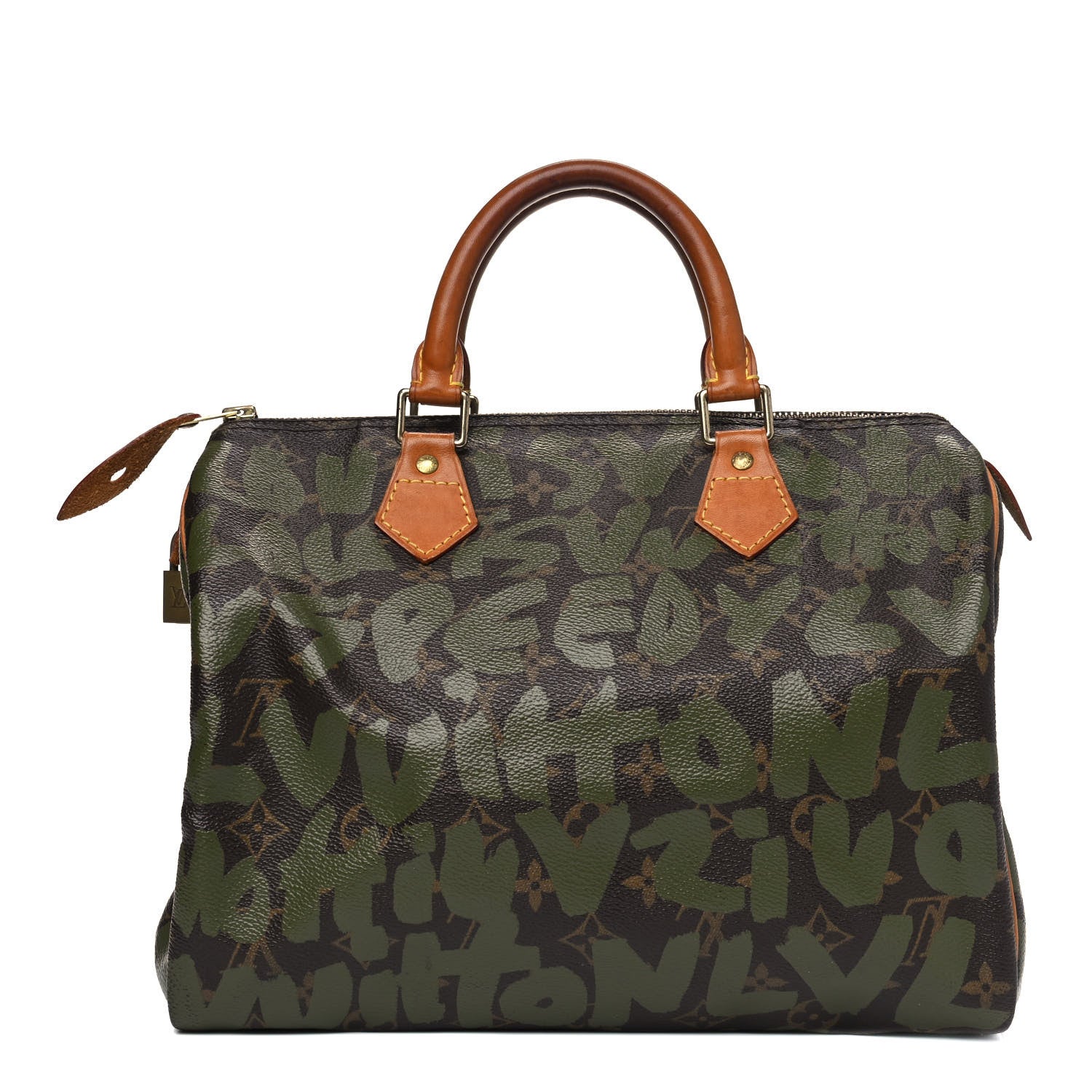 Louis Vuitton Monogram Graffiti Speedy 30 Kaki 1 of 19
