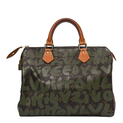 Louis Vuitton Monogram Graffiti Speedy 30 Kaki 1 of 19