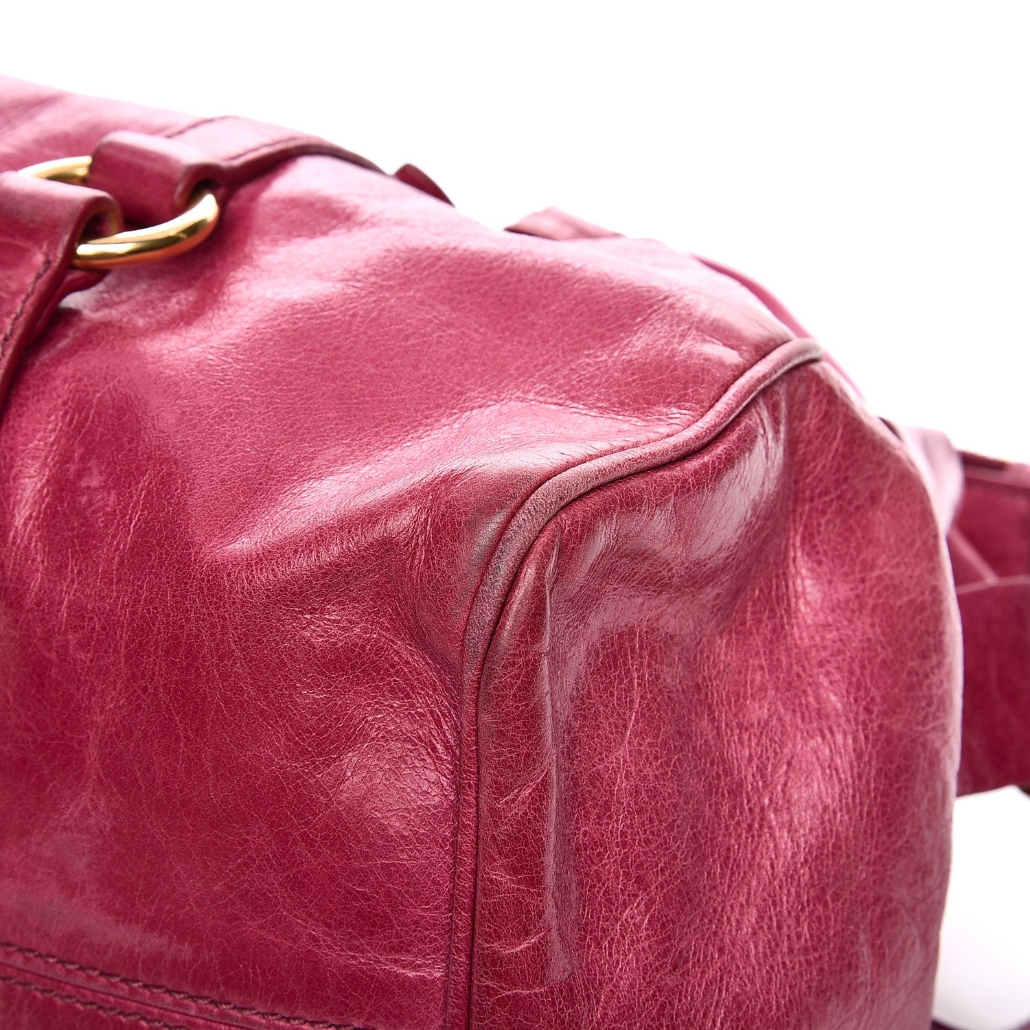 Miu Miu Vitello Lux Medium Bow Bag Fuchsia 11 of 18