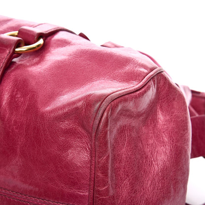 Miu Miu Vitello Lux Medium Bow Bag Fuchsia 11 of 18