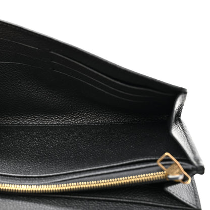 Louis Vuitton Empreinte Sarah Wallet NM Black 5 of 8