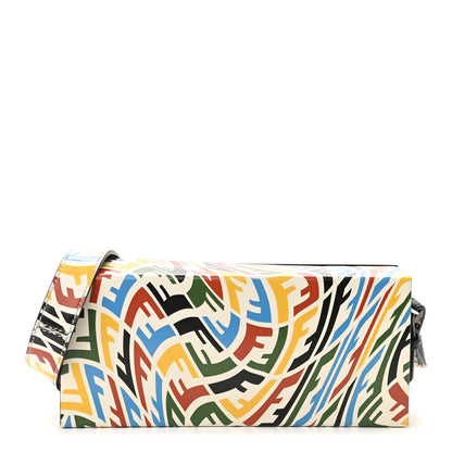 Fendi X SARAH COLEMAN Vitello Grace Light FF Vertigo Horizontal Box White Ice Multicolor 1 of 10